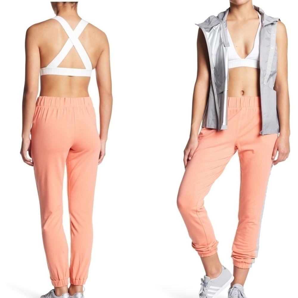 Kenzie silicone stipe joggers